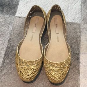 Melissa Campana gold flats